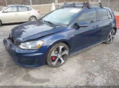 2016 VOLKSWAGEN GOLF GTI S 4-DOOR Blue  Gasoline 3VW5T7AU8GM066985 photo #3