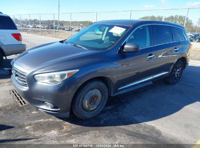 2013 INFINITI JX35 Gray  Gasoline 5N1AL0MM5DC319872 photo #3