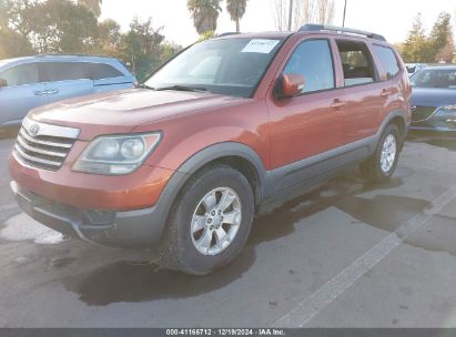 2009 KIA BORREGO LX Orange  Gasoline KNDJJ741395012169 photo #3