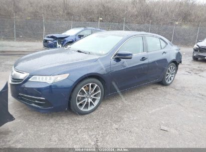 2017 ACURA TLX TECHNOLOGY PACKAGE Blue  Gasoline 19UUB3F58HA003610 photo #3