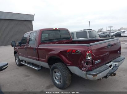 2005 FORD F-250 LARIAT/XL/XLT Maroon  Diesel 1FTSW21P45ED00049 photo #4