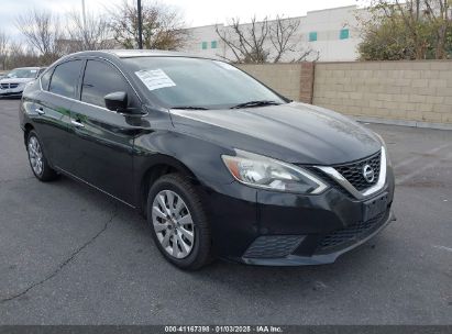 2016 NISSAN SENTRA S Black  Gasoline 3N1AB7AP0GY288687 photo #1