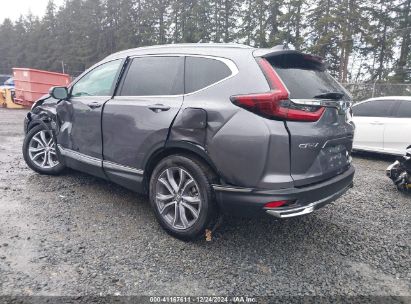 2022 HONDA CR-V HYBRID TOURING Gray  Hybrid 5J6RT6H93NL029075 photo #4