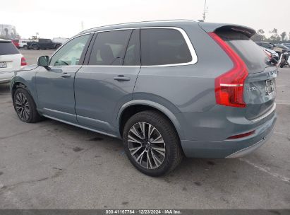 2022 VOLVO XC90 T5 MOMENTUM 7 PASSENGER Blue  Gasoline YV4102CKXN1833414 photo #4