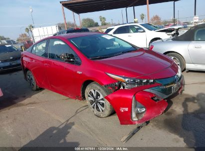 2017 TOYOTA PRIUS PRIME ADVANCED Red  Hybrid JTDKARFP7H3067297 photo #1