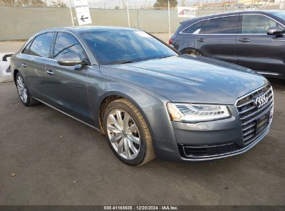 2016 AUDI A8 L 3.0T Gray  Gasoline WAU34AFD1GN020818 photo #1