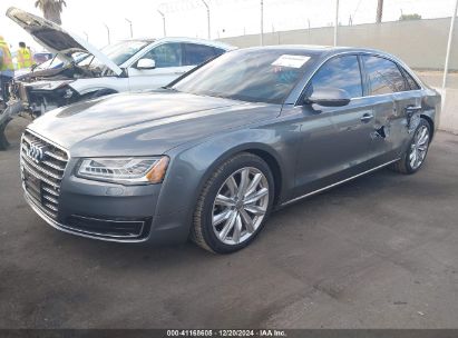 2016 AUDI A8 L 3.0T Gray  Gasoline WAU34AFD1GN020818 photo #3