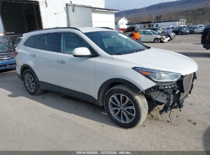 2017 HYUNDAI SANTA FE SE White  Gasoline KM8SMDHF7HU209961 photo #1