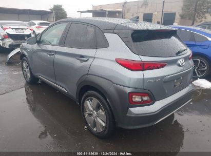 2020 HYUNDAI KONA ELECTRIC SEL Blue  Electric KM8K23AG7LU077246 photo #4