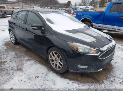 2015 FORD FOCUS SE Black  Gasoline 1FADP3K2XFL299605 photo #1