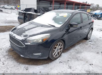 2015 FORD FOCUS SE Black  Gasoline 1FADP3K2XFL299605 photo #3