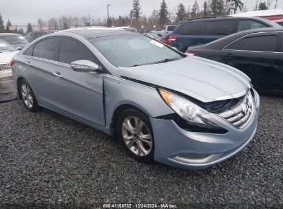 2012 HYUNDAI SONATA LIMITED Blue  Gasoline 5NPEC4AC7CH358992 photo #1