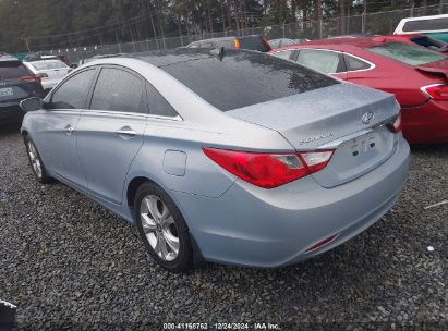 2012 HYUNDAI SONATA LIMITED Blue  Gasoline 5NPEC4AC7CH358992 photo #4