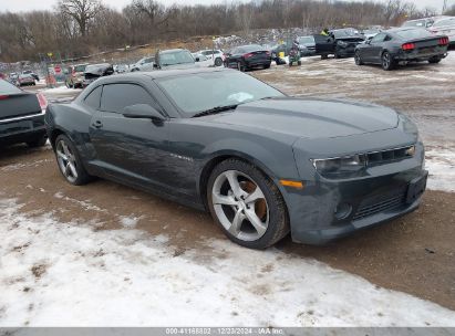 2014 CHEVROLET CAMARO 2LT Gray  Gasoline 2G1FC1E39E9189151 photo #1