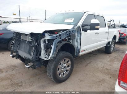 2024 FORD F-250 KING RANCH White  Diesel 1FT8W2BM2RED52509 photo #3