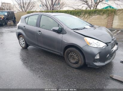 2014 TOYOTA PRIUS C TWO Gray  Hybrid JTDKDTB38E1076279 photo #1