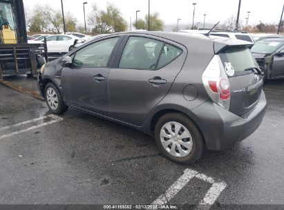 2014 TOYOTA PRIUS C TWO Gray  Hybrid JTDKDTB38E1076279 photo #4