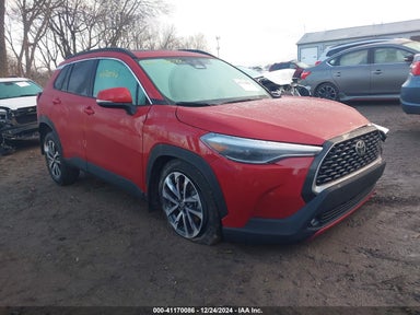 2023 TOYOTA COROLLA CROSS XLE Red  Gasoline 7MUDAABG0PV075695 photo #1