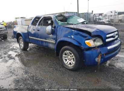 2005 TOYOTA TUNDRA SR5 V8 Blue  Gasoline 5TBBT441X5S466669 photo #1