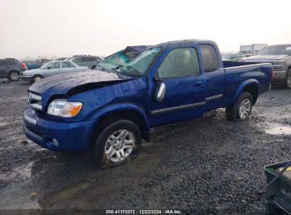 2005 TOYOTA TUNDRA SR5 V8 Blue  Gasoline 5TBBT441X5S466669 photo #3