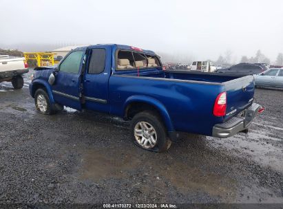 2005 TOYOTA TUNDRA SR5 V8 Blue  Gasoline 5TBBT441X5S466669 photo #4