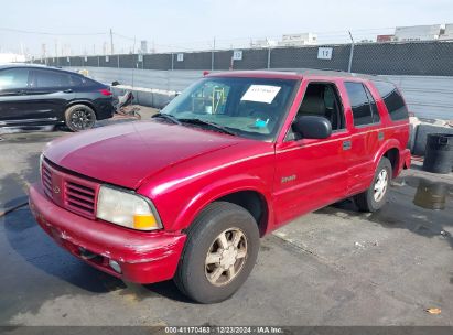 2000 OLDSMOBILE BRAVADA Red  Gasoline 1GHDT13W1Y2283789 photo #3