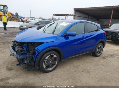 2018 HONDA HR-V EX Blue  Gasoline 3CZRU5H58JM715898 photo #3