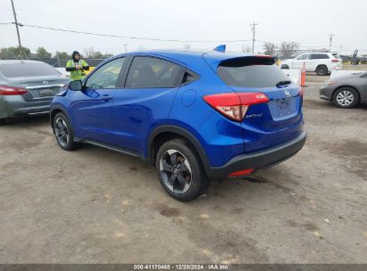 2018 HONDA HR-V EX Blue  Gasoline 3CZRU5H58JM715898 photo #4