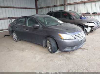 2013 NISSAN SENTRA SV Gray  Gasoline 3N1AB7AP3DL737143 photo #1