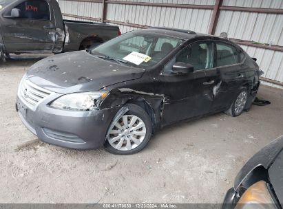 2013 NISSAN SENTRA SV Gray  Gasoline 3N1AB7AP3DL737143 photo #3