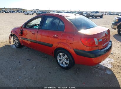 2008 KIA RIO LX Orange  Gasoline KNADE123386325120 photo #4