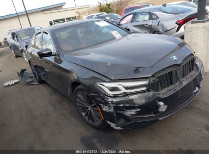 2022 BMW 530 I Black  Gasoline WBA53BH02NWX56637 photo #1