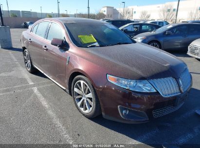 2012 LINCOLN MKS Burgundy  Gasoline 1LNHL9DR6CG807041 photo #1