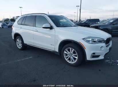 2015 BMW X5 XDRIVE35I White  Gasoline 5UXKR0C59F0K61897 photo #1