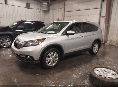 2012 HONDA CR-V EX-L Silver  Gasoline JHLRM4H76CC029335 photo #3