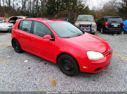 2007 VOLKSWAGEN RABBIT 4-DOOR Red  Gasoline WVWDR71K47W046387 photo #1