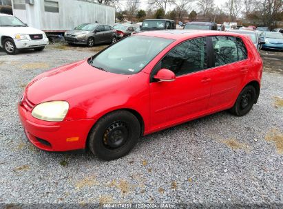 2007 VOLKSWAGEN RABBIT 4-DOOR Red  Gasoline WVWDR71K47W046387 photo #3