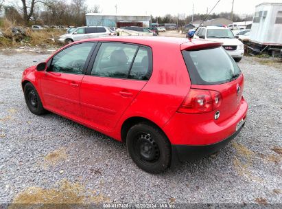 2007 VOLKSWAGEN RABBIT 4-DOOR Red  Gasoline WVWDR71K47W046387 photo #4