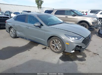 2022 HYUNDAI SONATA SEL Gray  Gasoline KMHL14JA5NA245706 photo #1