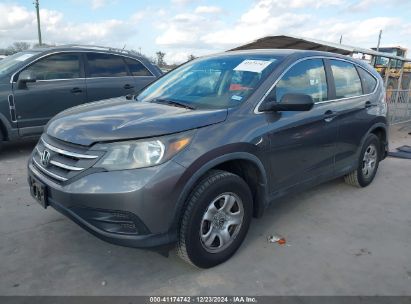 2013 HONDA CR-V LX Gray  Gasoline 2HKRM4H30DH617022 photo #3