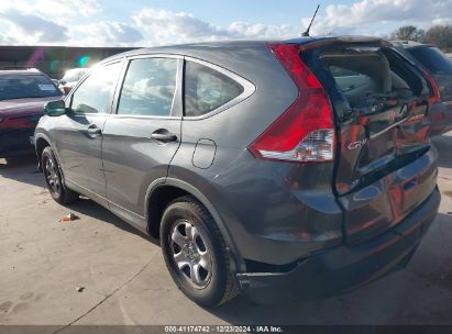 2013 HONDA CR-V LX Gray  Gasoline 2HKRM4H30DH617022 photo #4