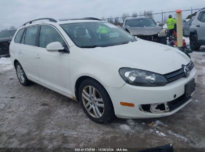 2011 VOLKSWAGEN JETTA SPORTWAGEN 2.0L TDI White  Diesel 3VWPL7AJ2BM663220 photo #1