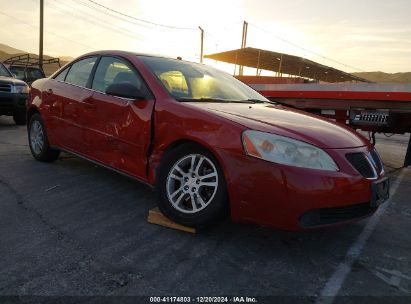 2006 PONTIAC G6 Red  Gasoline 1G2ZG578464146726 photo #1