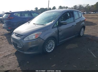 2014 FORD C-MAX HYBRID SE Gray  Hybrid 1FADP5AU8EL509230 photo #3