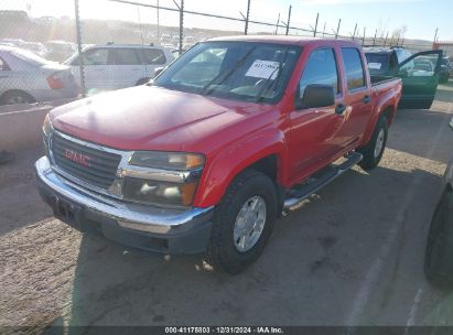 2005 GMC CANYON SLE Red  Gasoline 1GTDT136258158170 photo #3