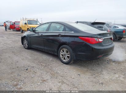 2012 HYUNDAI SONATA GLS Black  Gasoline 5NPEB4AC3CH441645 photo #4