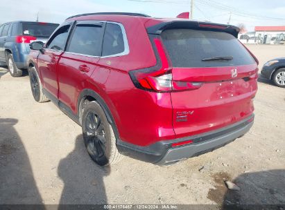 2024 HONDA CR-V HYBRID SPORT TOURING Red  Hybrid 7FARS6H97RE061551 photo #4