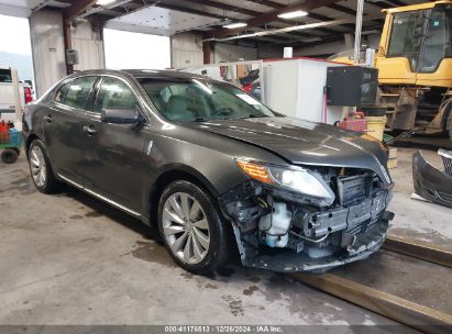 2015 LINCOLN MKS Gray  Gasoline 1LNHL9EK0FG607455 photo #1