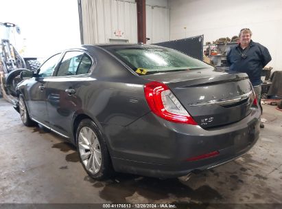 2015 LINCOLN MKS Gray  Gasoline 1LNHL9EK0FG607455 photo #4