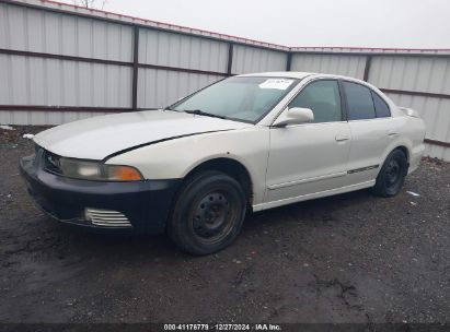 2002 MITSUBISHI GALANT ES/LS White  Gasoline 4A3AA46G22E131379 photo #3